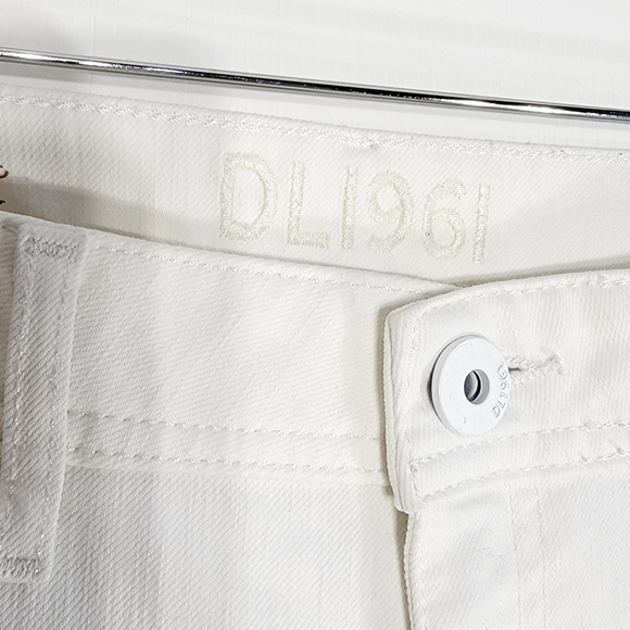 DL1961 Florence Instasculpt Skinny Midrise Ankle Jeans White Size 28 - Picture 5 of 11